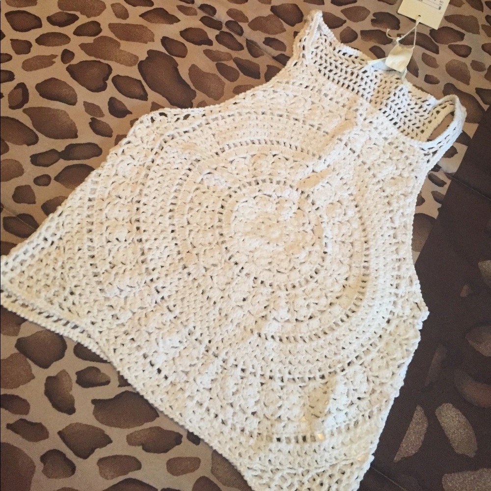 H&M Crochet Crop Top