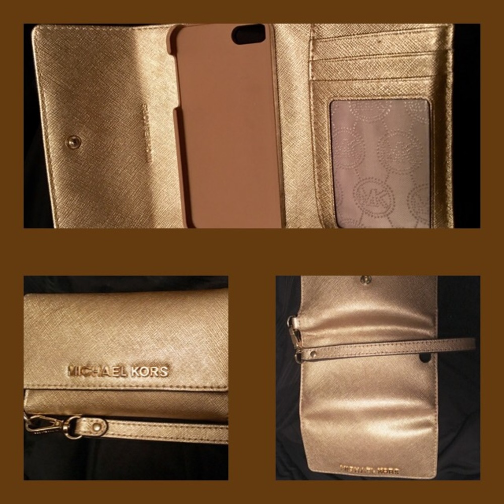 Authentic Michael Kors wallet / iPhone 5 case