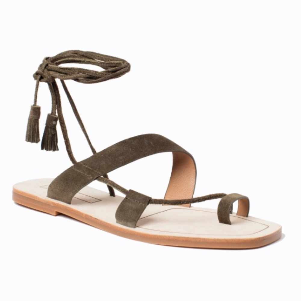 Elie Tahari Flash Suede Sandal