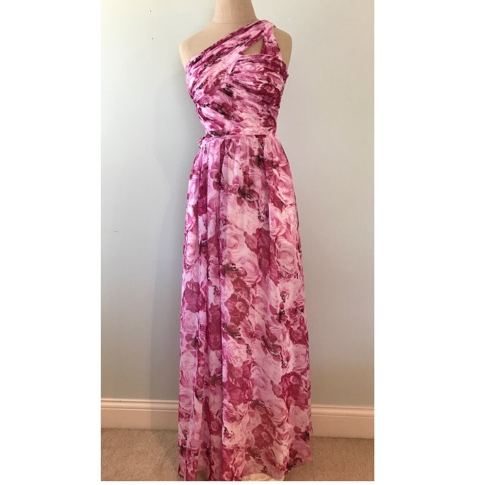 Floral Aidan Mattox dress