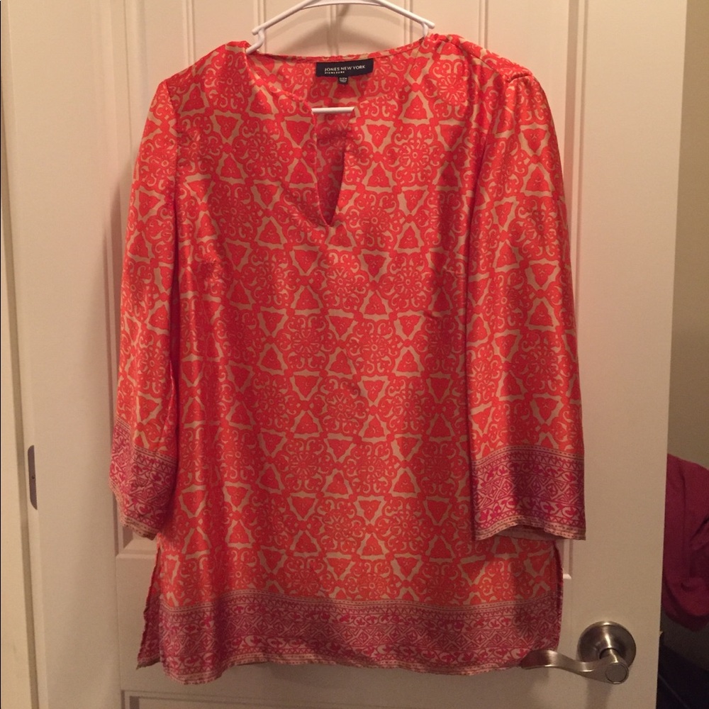3/4 sleeve Jones New York blouse