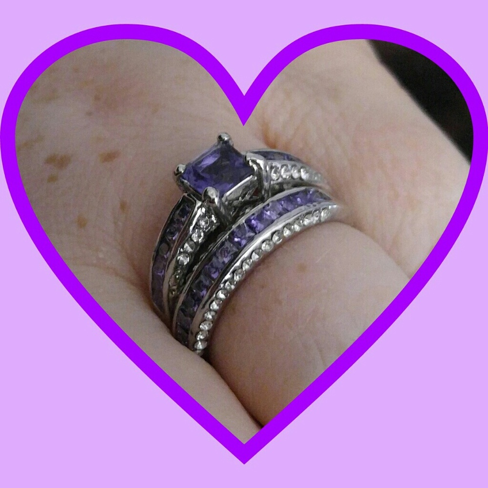 NEW! 2pc Ring Set, .925 Sterling [Read] - Picture 7 of 7