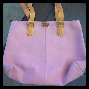 Brand new pink leather bag