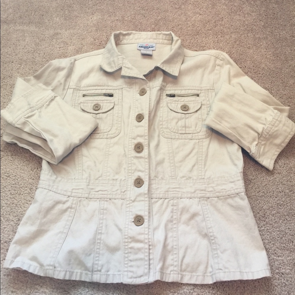 Anchor Blue Khaki Jacket