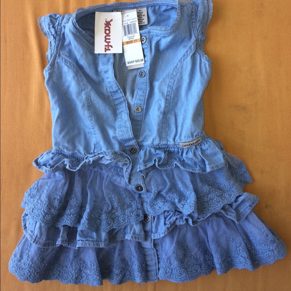Calvin Klein Denim Toddler Dress