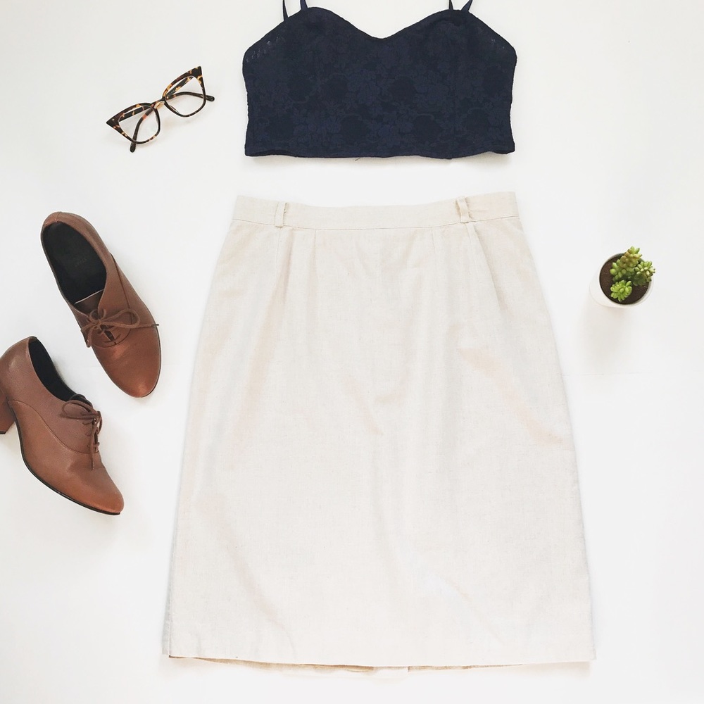 Retro A-line Skirt