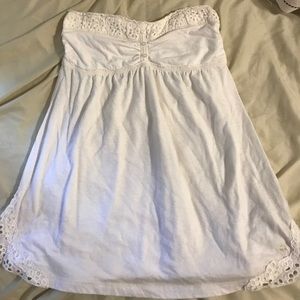 A&F white tube top! Super summery!