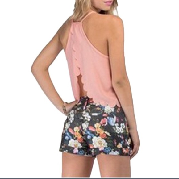 Open back chiffon sexy Blouse top - Picture 2 of 7