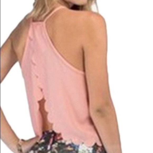 Open back chiffon sexy Blouse top - Picture 5 of 7