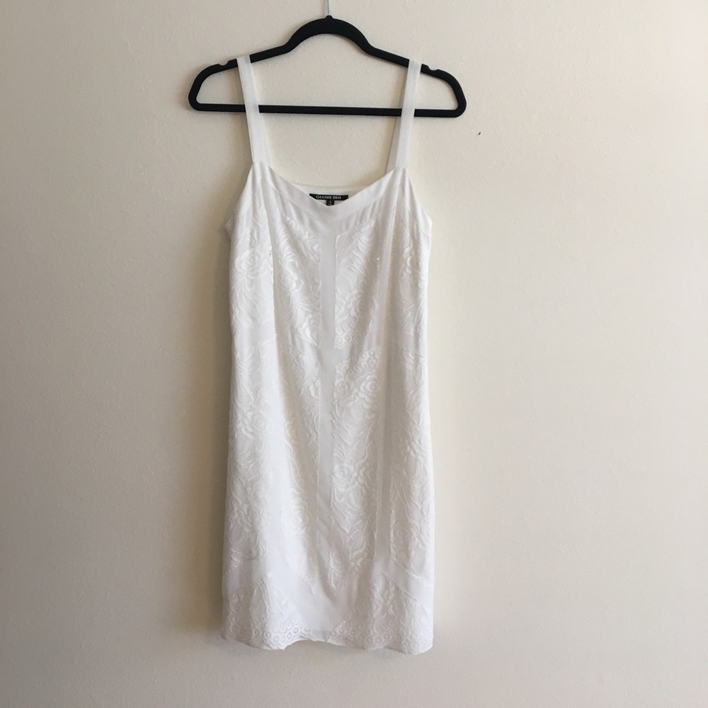 SALEGianni Bini white slip dress