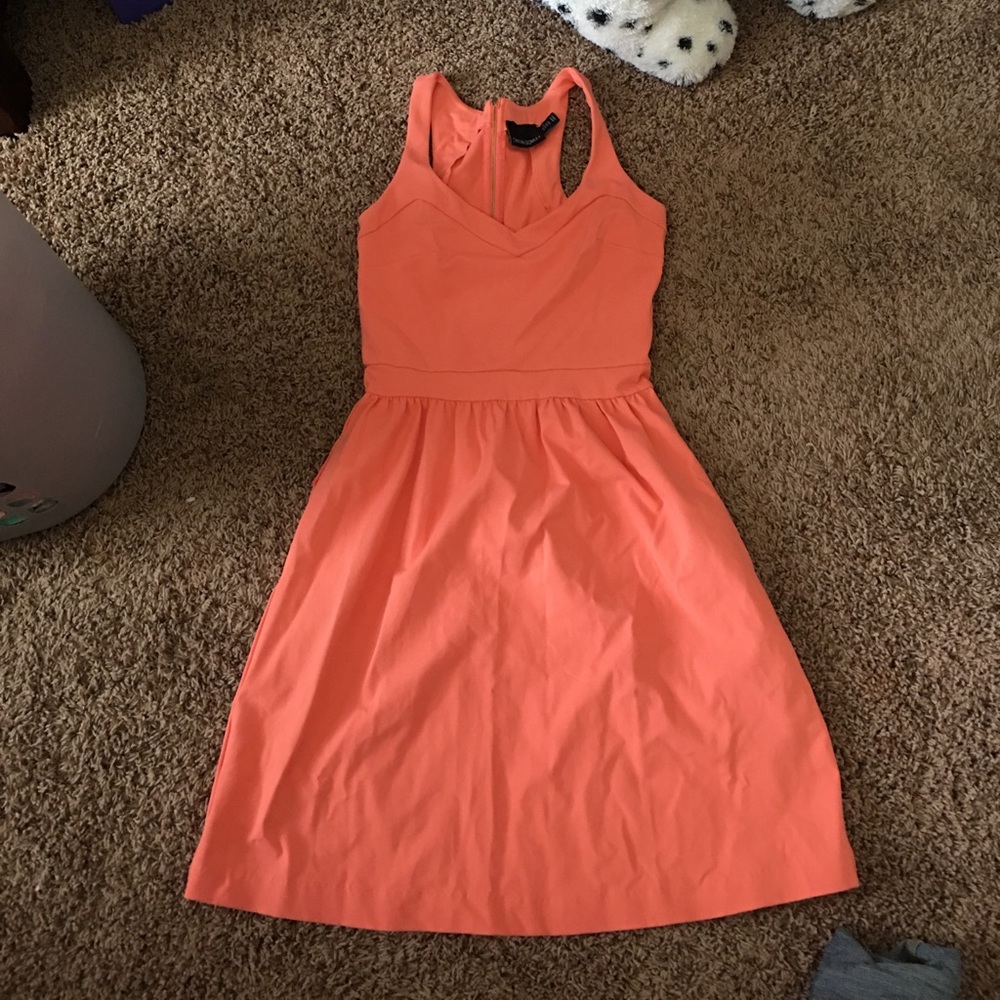 Peach dress