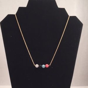 4 semi precious stone necklace