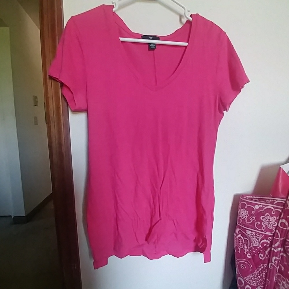 Pink v neck