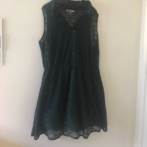 Dark green dress