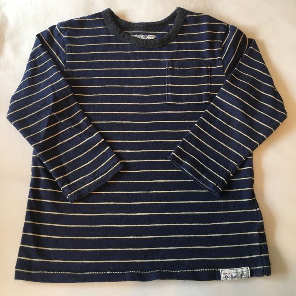 Boys BabyGap long sleeve striped shirt, sz 3
