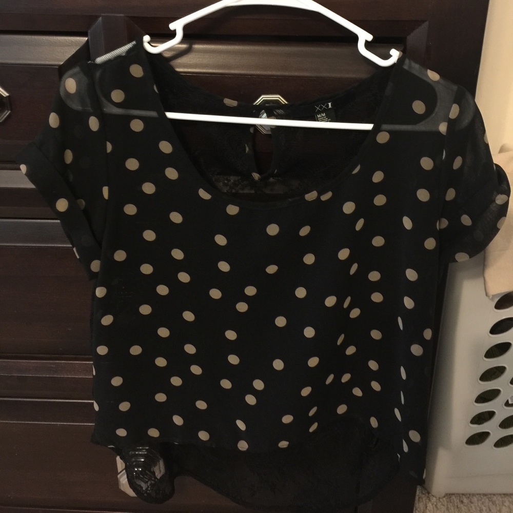 Black and beige polka dog tunic