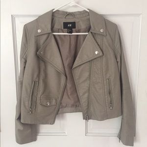 Faux Leather Jacket