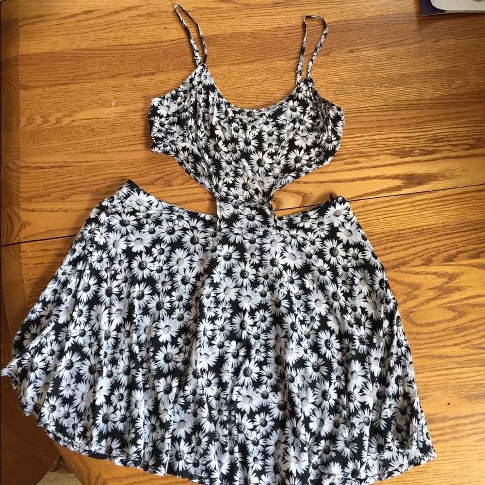 Unique floral dress