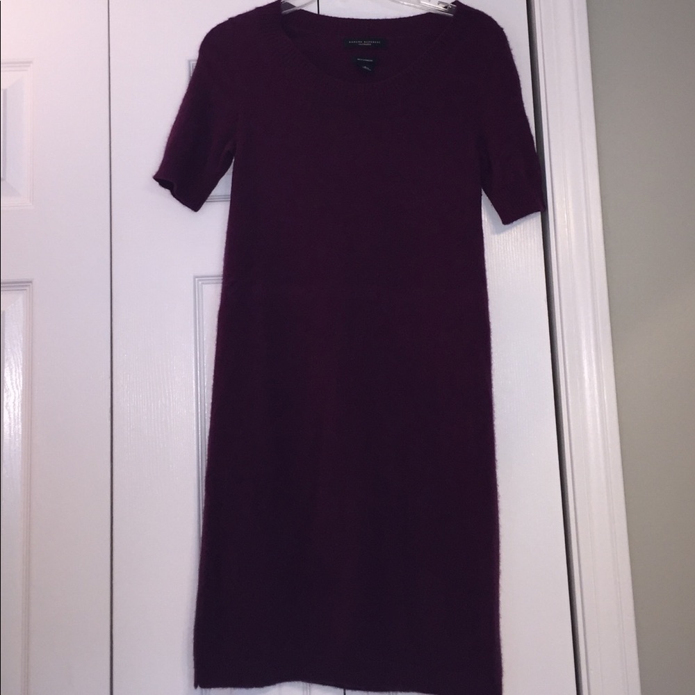 Cashmere Plum Sweater Dress