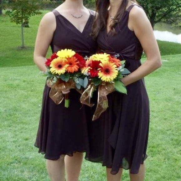 Evan Picone Chiffon Cocktail Dress - Picture 5 of 5