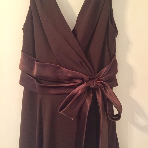 Evan Picone Chiffon Cocktail Dress - Picture 3 of 5