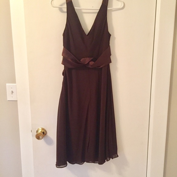 Evan Picone Chiffon Cocktail Dress - Picture 4 of 5