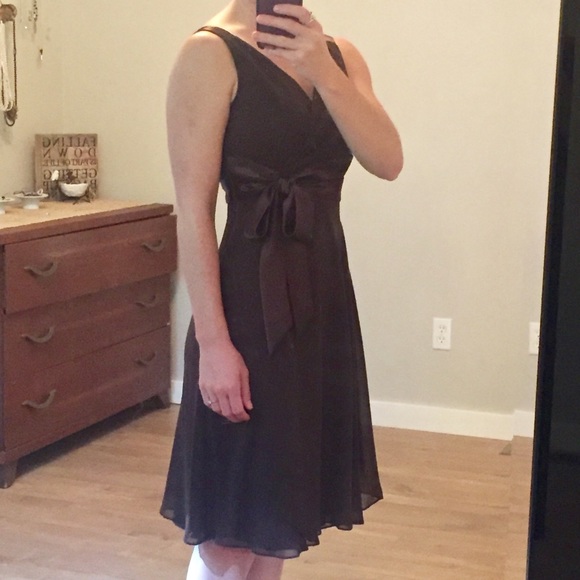 Evan Picone Chiffon Cocktail Dress - Picture 2 of 5