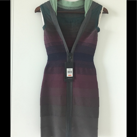 Herve Leger ombré bandage dress - Picture 3 of 5