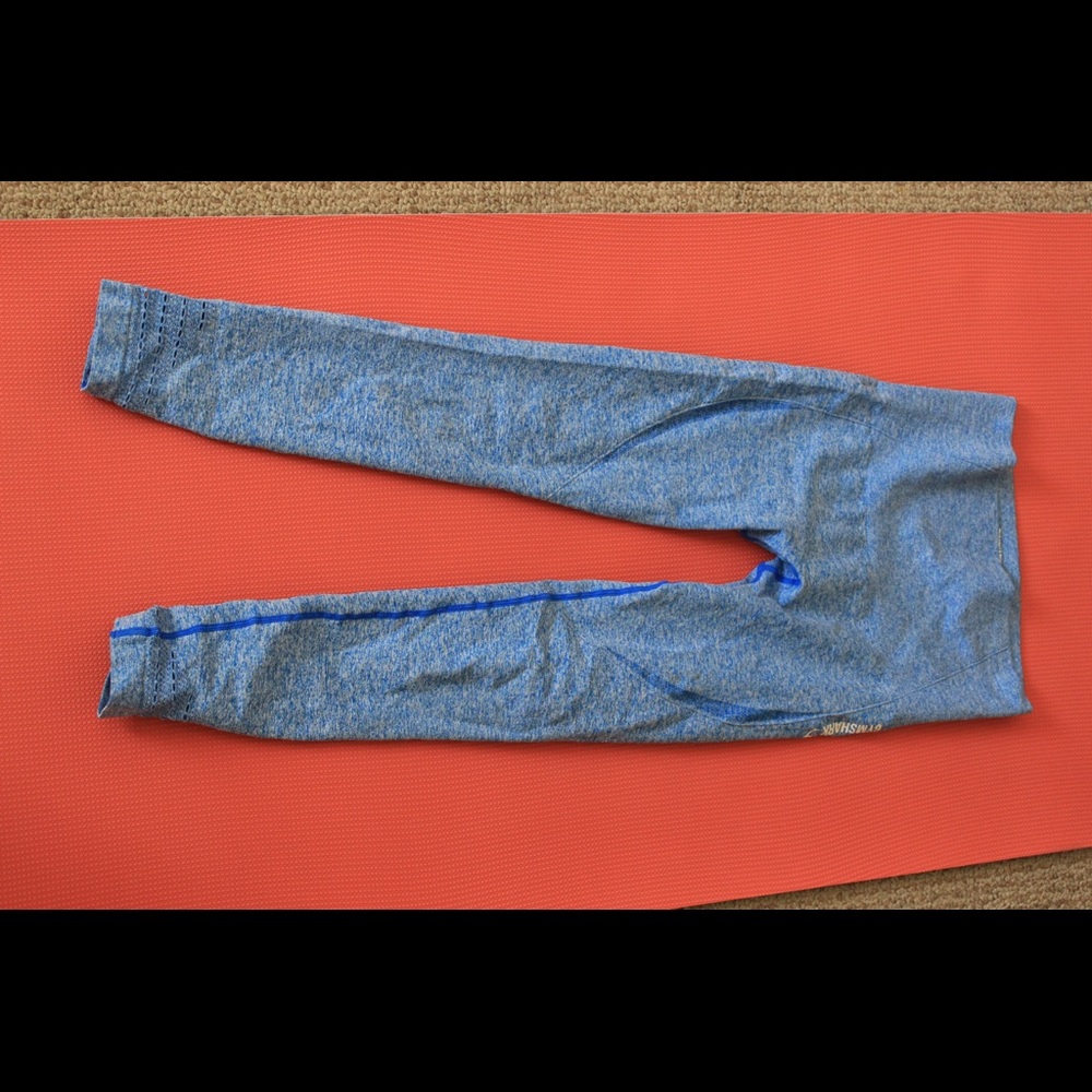 Gymshark Seamless Leggings (Blue Marl)