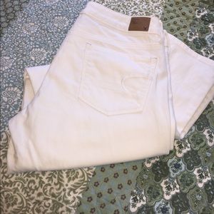 White Stretch Skinny Jeans