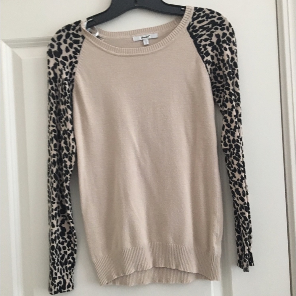 Leopard print sweater