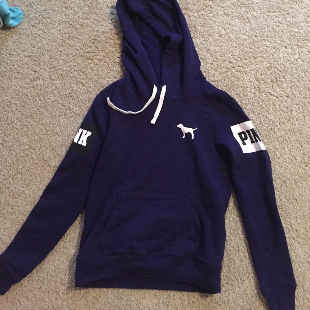 Purple/blue VS love pink hoodie