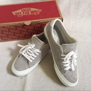 Grey Suede Lace Up Vans