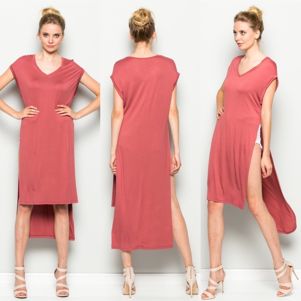 The ANNABELLE MVS Hi-Lo Tee-Dress