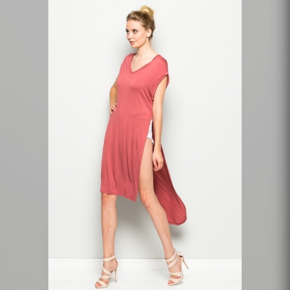 The ANNABELLE MVS Hi-Lo Tee-Dress - Picture 3 of 4