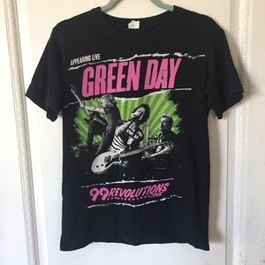 Green Day 99 Revolutions Tour Tee