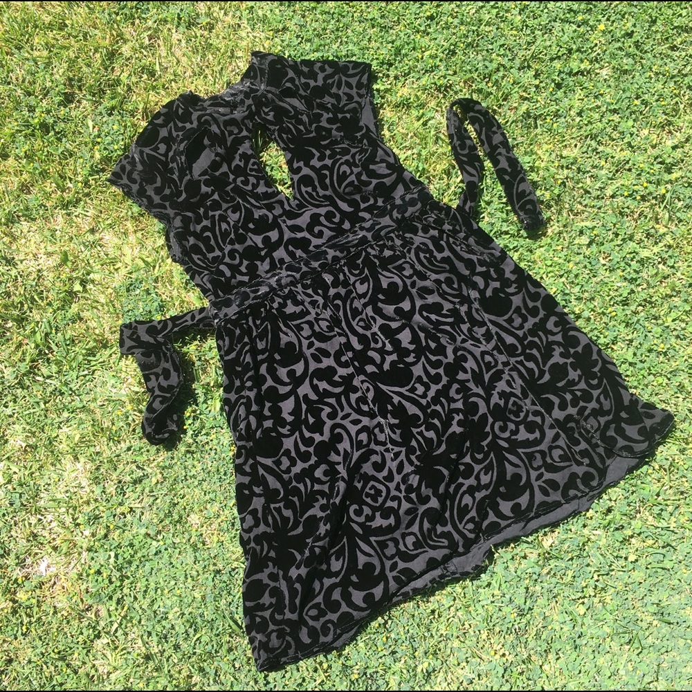 Lindsey Thornburg Free People Burned Velvet Dress