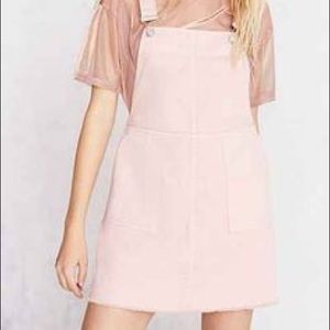 Urban Outfitters pink overall dress