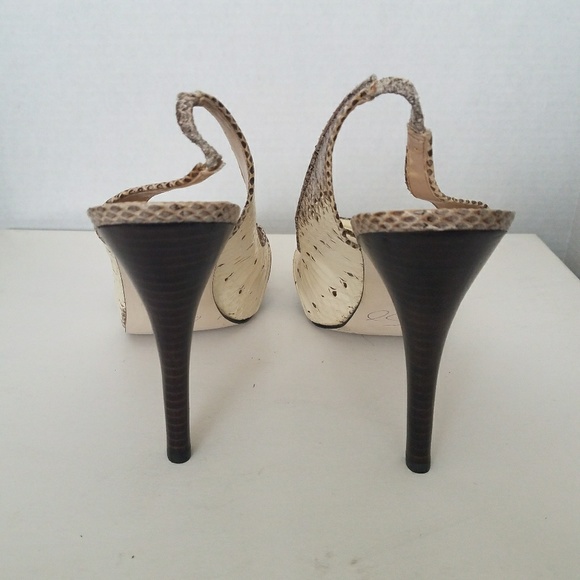 Calvin Klein Snake Skin Sandal - Picture 5 of 8