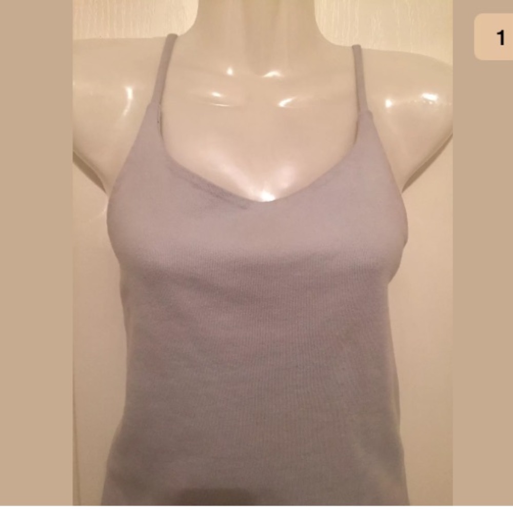 THE LIMITED Pale Blue TieBack Spaghetti strap Top