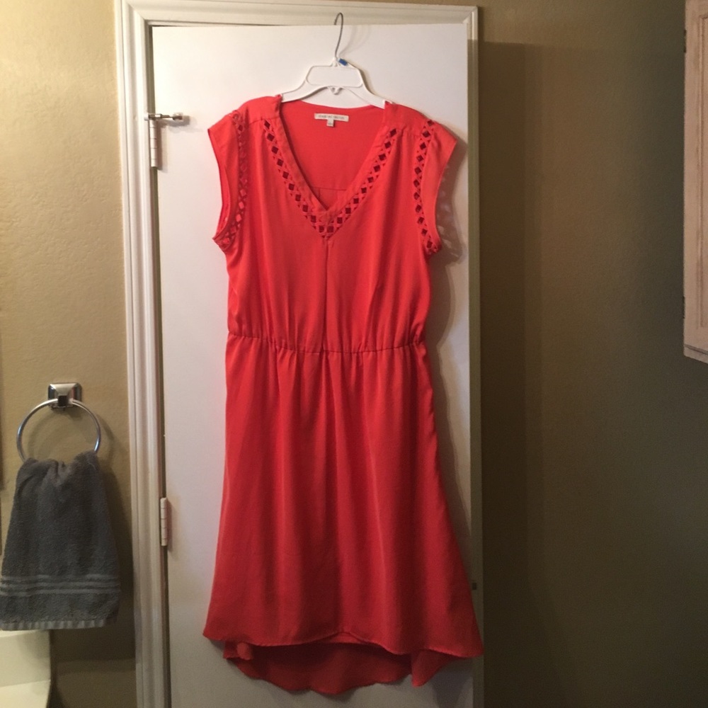 Coral Danielrainn dress. Large.