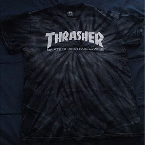 Thrasher tie dye shirt