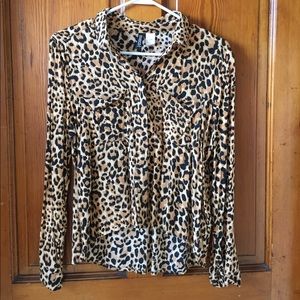 Divided by H&M leopard blouse