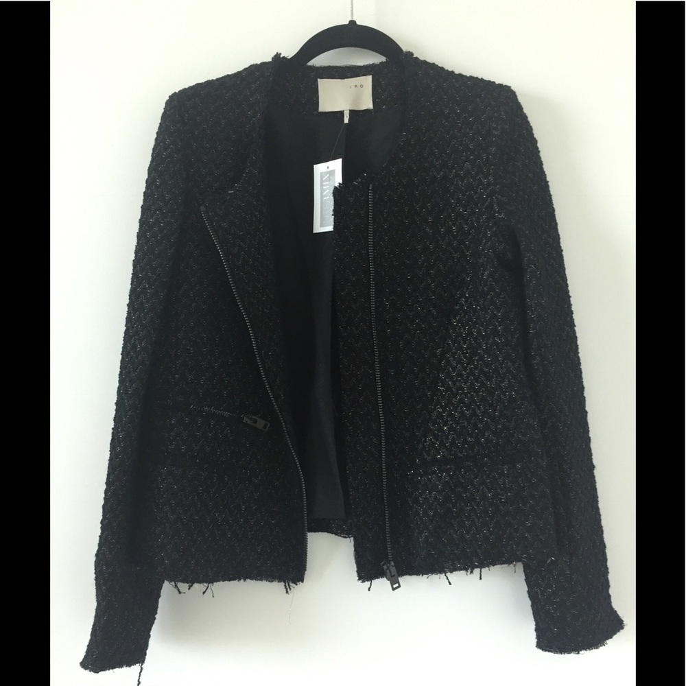 IRO Juliana jacket, in black lurex