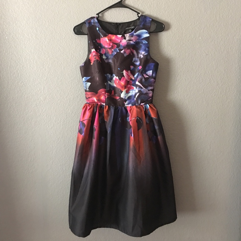London Dress Company Floral Dress Size 2