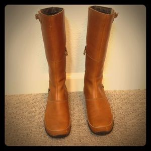 The North Face waterproof leather boots