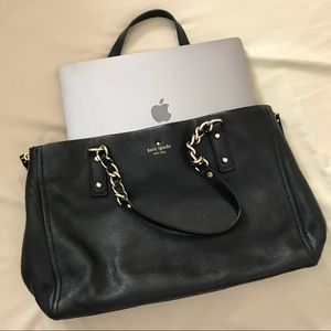 Like-new Kate Spade black leather purse!!