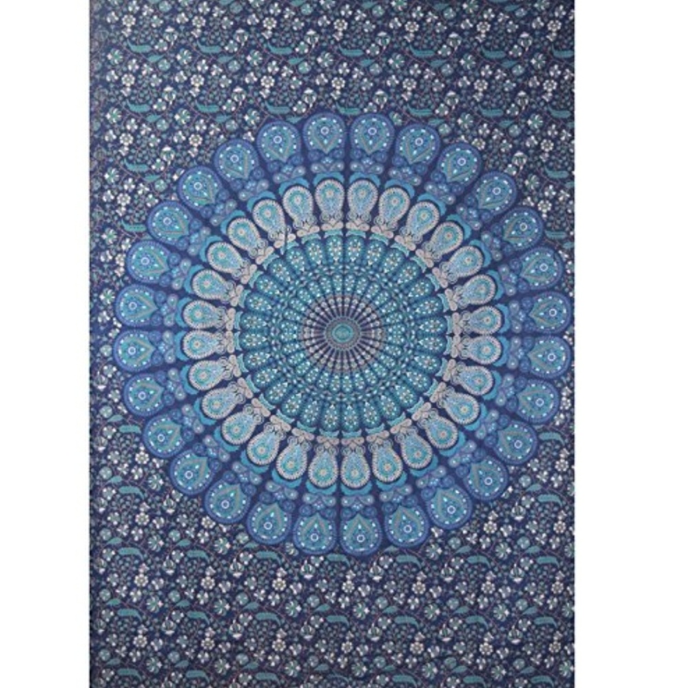 QUEEN SIZED MANDALA TAPESTRY
