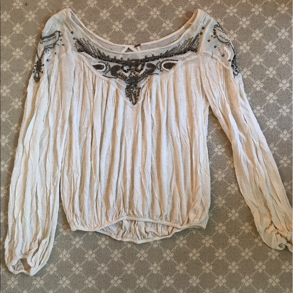 off the shoulder free people top
