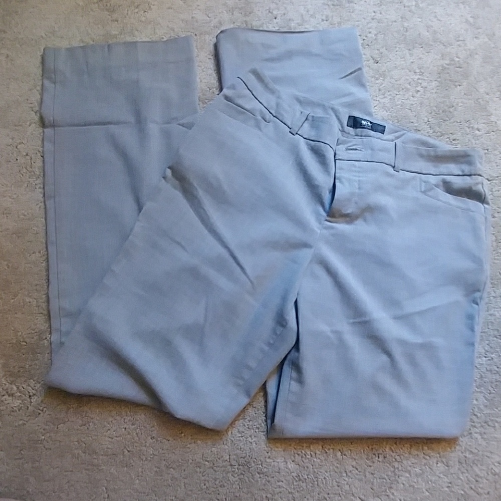 Grey. Stretch dress pants